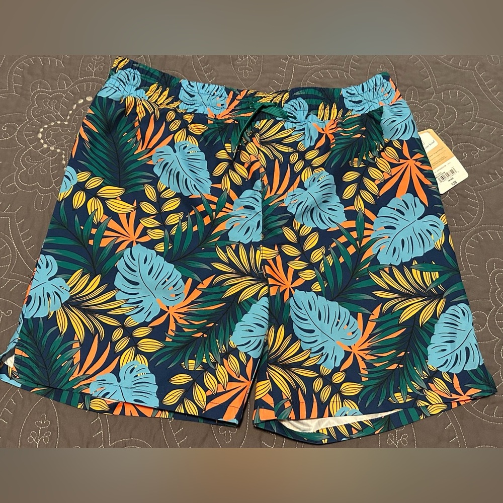 Thereabouts Boys Multi Palm Swim Trunks NWT Size XS 6/7